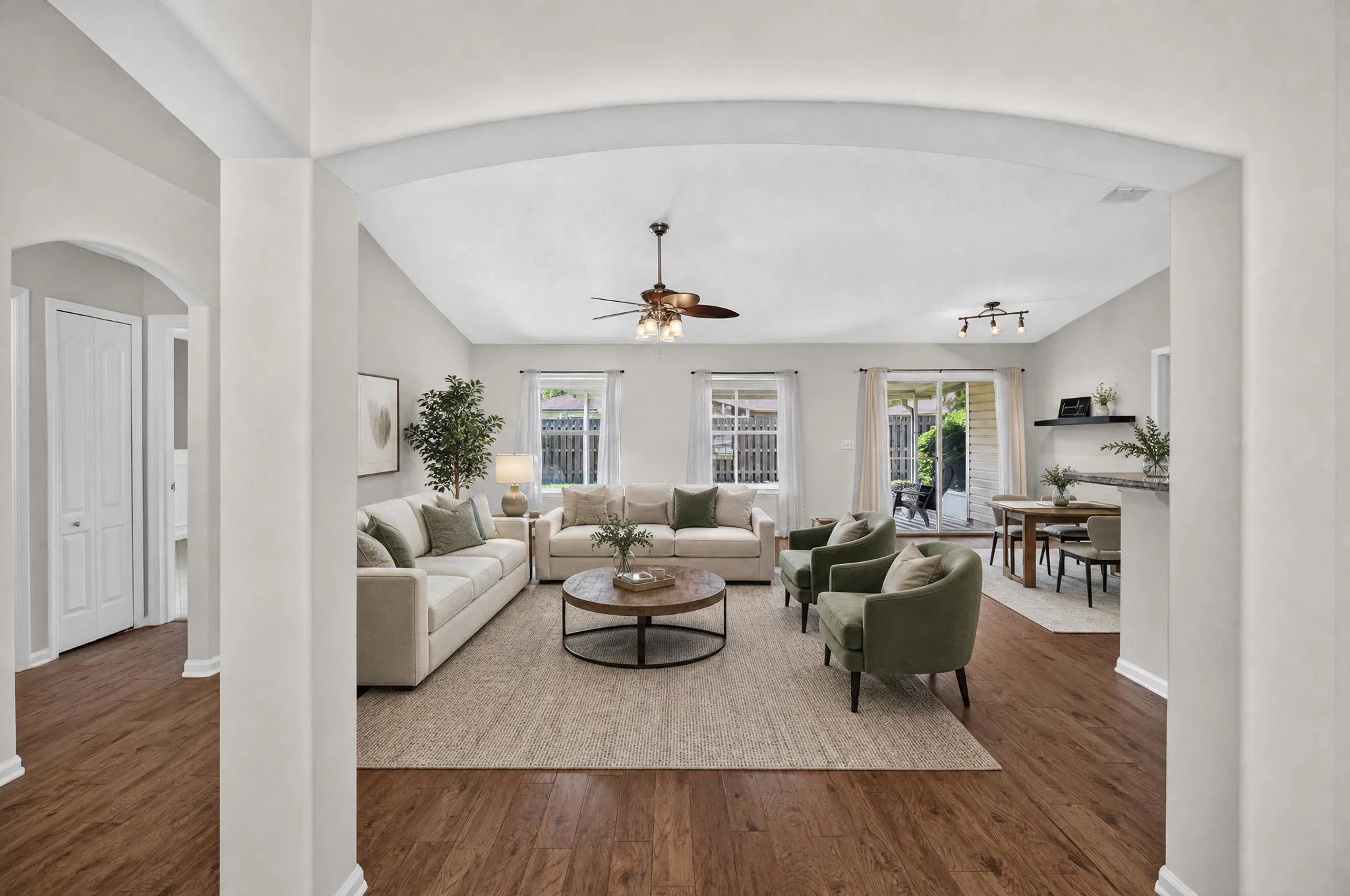Living room photographed by Ben Gabriel